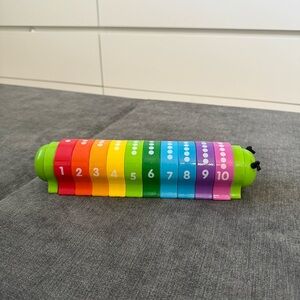 Melissa & Doug Rainbow Counting Caterpillar Wooden Baby Toddler Toy